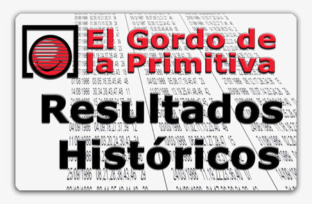 Histórico de los resultados del Gordo de la Primitiva